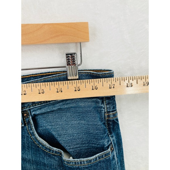 Levis 550 Jeans Mens 34x34 Relaxed Fit 100% Cotton Denim Distressed - Picture 5 of 16